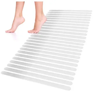 ECENCE - 24x Anti-rutsch-streifen Aufkleber Dusche Badewanne, Treppe Selbstklebend