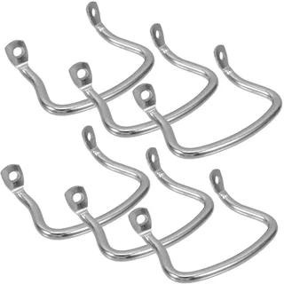 Toyvian 6stücke Teilige Abnehmbare Edelstahlgriffe Für Töpfe Und Pfannen Seitengriffe Für Woks Ersatz-topfgriffe Aus Edelstahl Abnehmbare Pfannengriffe