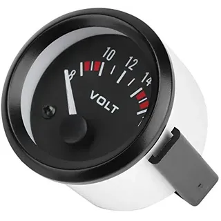 Auto-Instrumentenblöcke, Auto Universal Voltmeter, 12V Voltmeter 52mm/2in Spannungsmesser Messbereich 8-16V BX100007