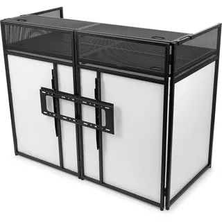 Vonyx DB6 faltbares DJ-Booth System Pro mit TV-Halterung