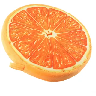 Obstkissen, Obst-Form-Bodenkissen, dekoratives Kissen, Obstkissen, gefüllte Wurfkissen, 3D-dekorative Bodenkissen, Stuhl-Sitzkissen, Gelb / Orange