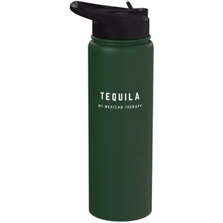 Tequila My Mexican Therapy - Lustiger Spruch Tequila Lover Stainless Steel Insulated Water Bottle