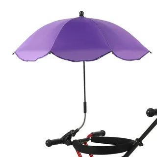 Kinderwagen Sonnenschirm | Stuhlschirm Mit Klemme | Verstellbarer Strandkorbschirm | UV-Schutz Sonnenschutz Sonnenschirm Buggys Für Terrassenstuhl, Strandkorb, Kinderwagen