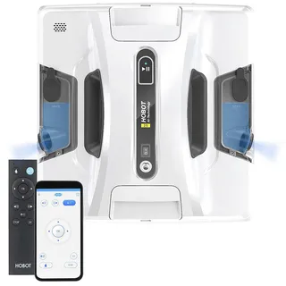 Sichler Exclusive Fensterroboter: HOBOT-2S Profi-Fensterputz-Roboter; Dual-Sprüher; Sprachausgabe; App (Fensterwischroboter, Scheibenwischroboter, Männer Geschenkideen)