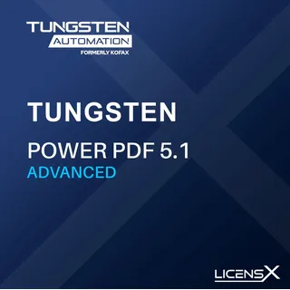Kofax Tungsten Power PDF 5.1 Advanced