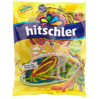 Hitschler Fruchtgummi-Schnüre 4 Farben, 125g