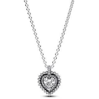 Pandora Herzkette 393099C01-45 Silber