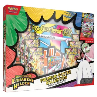 Pokémon Premium-Poster-Kollektion Mega-Entwicklung Erhabene Helden Mega-Guardevoir-ex/Mega-Lucario-ex