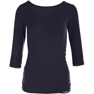 Winshape Damen Fitness Yoga Pilates 3/4-Arm Shirt WS4 in night blue | Gr.: XL