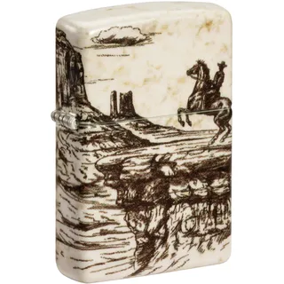 Zippo Benzin-Feuerzeug Wild West Scene, Design 60006580, unbefüllt