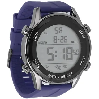 Elektronische Sportuhr, Wasserdicht mit Nachtlicht, großer Bildschirm, silikon-uhrenarmband für Outdoor-Aktivitäten, Läufger, Fitness, Wandern, Radfahren