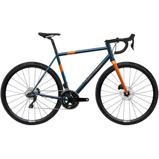 Eddy Merckx Corsa Mendrisio 105 Di2 2x12-Gang L jeans blue metallic /orange