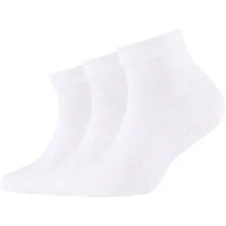 CAMANO Kinder Socken Ca-Soft Shorty 9er Pack, Größe:35-38;Farbe:White (01) - 35-38