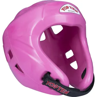 TOP TEN Kopfschutz Avantgarde |WAKO Approved | ITF Approved | Kickboxen | TKD (Pink, M)