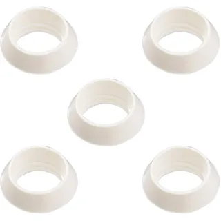 Hellum Baumkerzen PVC 5 Stück Weiß