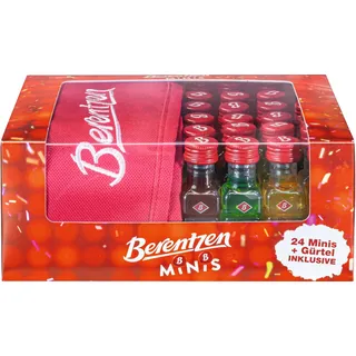 Berentzen Minis mit Gürtel | PET | 24 x 0,02 L | 16,5% vol.
