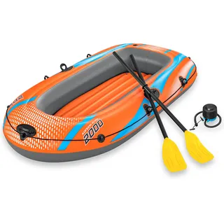BESTWAY Schlauchboot Kondor Elite 2000 Set | 196 x 106 x 31 cm | bis 120 kg