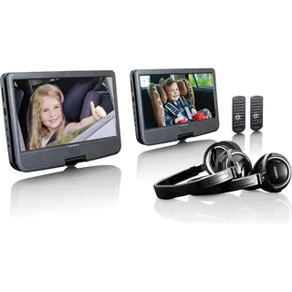 Lenco DVP-1046BK DVD-/Blu-Ray-Spieler DVD Player mit wiederaufladbarem Akku