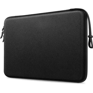 FINPAC Tasche Hartschalen Hülle für 16 Zoll MacBook Pro 2024-2019, 15,6" Lenovo Laptop IdeaPad/Notebook, stoßfest Schutzhülle für 15,6" HP/Acer/ASUS/Surface/MSI/ACEMAGIC Laptop, Schwarz