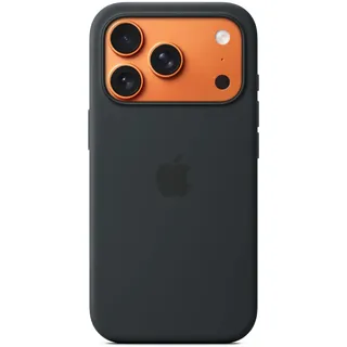 Apple iPhone 17 Pro Silikon Case mit MagSafe Schwarz
