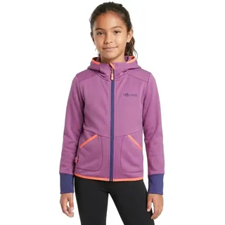 TROLLKIDS Saltfjord Jacke Mädchen Mallow Pink/Papaya/Violet Blue 128 cm