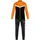 Polyesteranzug Kinder 807 schwarz/neonorange 152