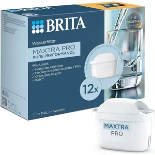 Brita Maxtra Pro Pure Performance Wasserfilter 12 Einheiten Durchsichtig Durchsichtig One Size - Weiß