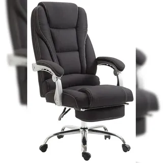 Stoff mit Fußablage schwarz