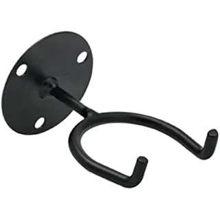 Generisch Halterung für Baseball-Schläger, Wandhalterung Ball Rack, Ballhalterung Wand Metall Ballhalter, Metall-Aufbewahrungsregal für Golfbälle, Baseballs, Baseballschläger