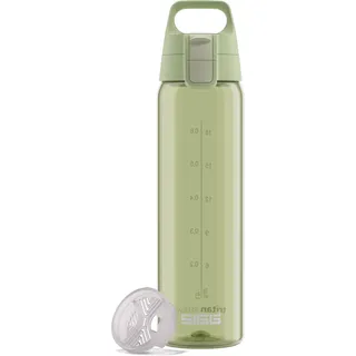 Sigg - Tritan Trinkflasche - Total Color ONE Eco Green - Für Kohlensäurehaltige Getränke Geeignet - Spülmaschinenfest - Auslaufsicher - Leicht - BPA-frei - Grün - 0.75L