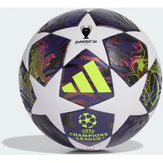 adidas UEFA Champions League Final League J350 Ball dark purple/white/solar yellow