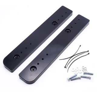 Verstellbares Tour-Pak Relocator Kit Mount Extend Plate Trunk Luggage Rack Compatible with Harley Road King Street Glide Trikes Tri Glide 2014-UP