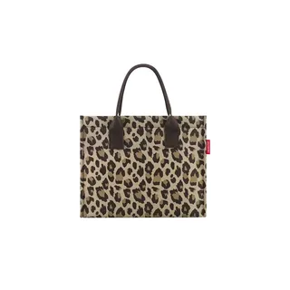 Reisenthel Daily Shopper Einkaufstasche Polyester Leo Macchiato/Braun
