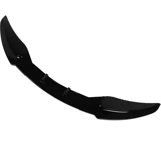 Topiky 3 Stück Auto Frontstoßstangen Splitter Spoiler für 1er E81 E82 E87 E88 LCI Standard Edition 2008 Bis 2011 (Helles Schwarz)