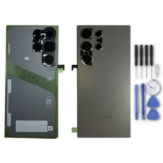 Akkudeckel Back Cover Akku Fach Deckel für Samsung Galaxy S24 Ultra GH82-33349A Titanium Grey Ersatzteil