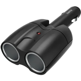 Hama 2-fach-Verteiler für Zigarettenanzünderbuchse 180ø Gelenkstecker, 12V, 2-Fach