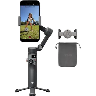 DJI Osmo Mobile 8 Standard-Combo, Gimbal-Stabilisator für Smartphones | Natives AI-Tracking, 360°-Schwenkrotation, integrierter Verlängerungsstab & Stativ, 10 Std. Akku, Verlängerungsstab