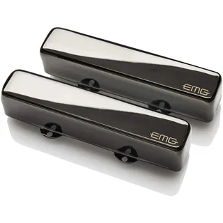 EMG - Electric Moving Green EMG Robert Trujillo RT Rip Tide J Bassgitarren-Tonabnehmer-Set, Schwarz/Chrom (7090.00)