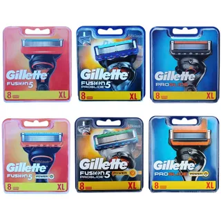 Gillette Fusion5 ProGlide Power Auswahl an Klingen 8 12 16 24 32 36 40 48