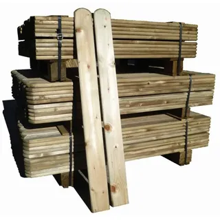 Zaunlatte mit Rundkopf "Müncheberg"