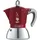 4 Tassen rot/silber