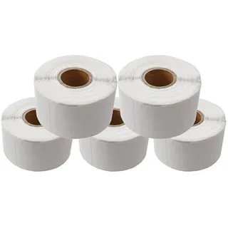 5 Rollen Etiketten für Dymo Typ 99012 Ettiketten 36x89 mm