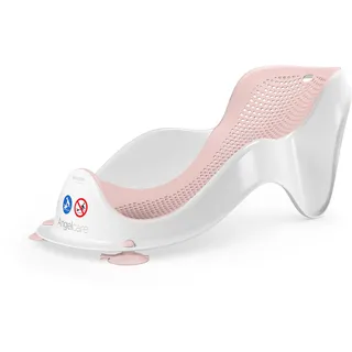 Angelcare ergonomischer Badesitz für die Baby-Badewanne Light pink, angenehm weiche Liegefläche, aufhängbar