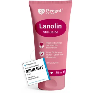 Lanolin Brustwarzensalbe - von PregniVital® 30 ml Salbe