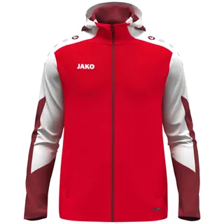 Jako Dynamic Kapuzenjacke Rot/Weiß/Dunkelrot 140