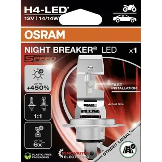 OSRAM 64193DWNBSP-1HB LED Leuchtmittel NIGHT BREAKER® LED SPEED H4 12V