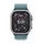 GPS + Cellular 49 mm Titangehäuse Natur Alpine Loop Hellblau S