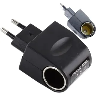 Renchey 12-Volt-Auto-Adapter, Auto-Stecker-Adapter | 220 V auf 12 V mit LED-Anzeige, Feuerzeug-Konverter | AC/DC-Automobilzubehör-Autoadapter für Funksender, Telefone, Autoventilator