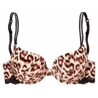 JETTE Push-up-BH Damen leo-bedruckt Gr.70D