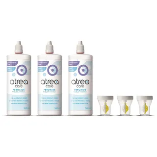 atrea care Peroxid Tablettensystem (3 x 360 ml + 108 Tabletten + 3 Behälter) Peroxidlösung, Pflegemittel